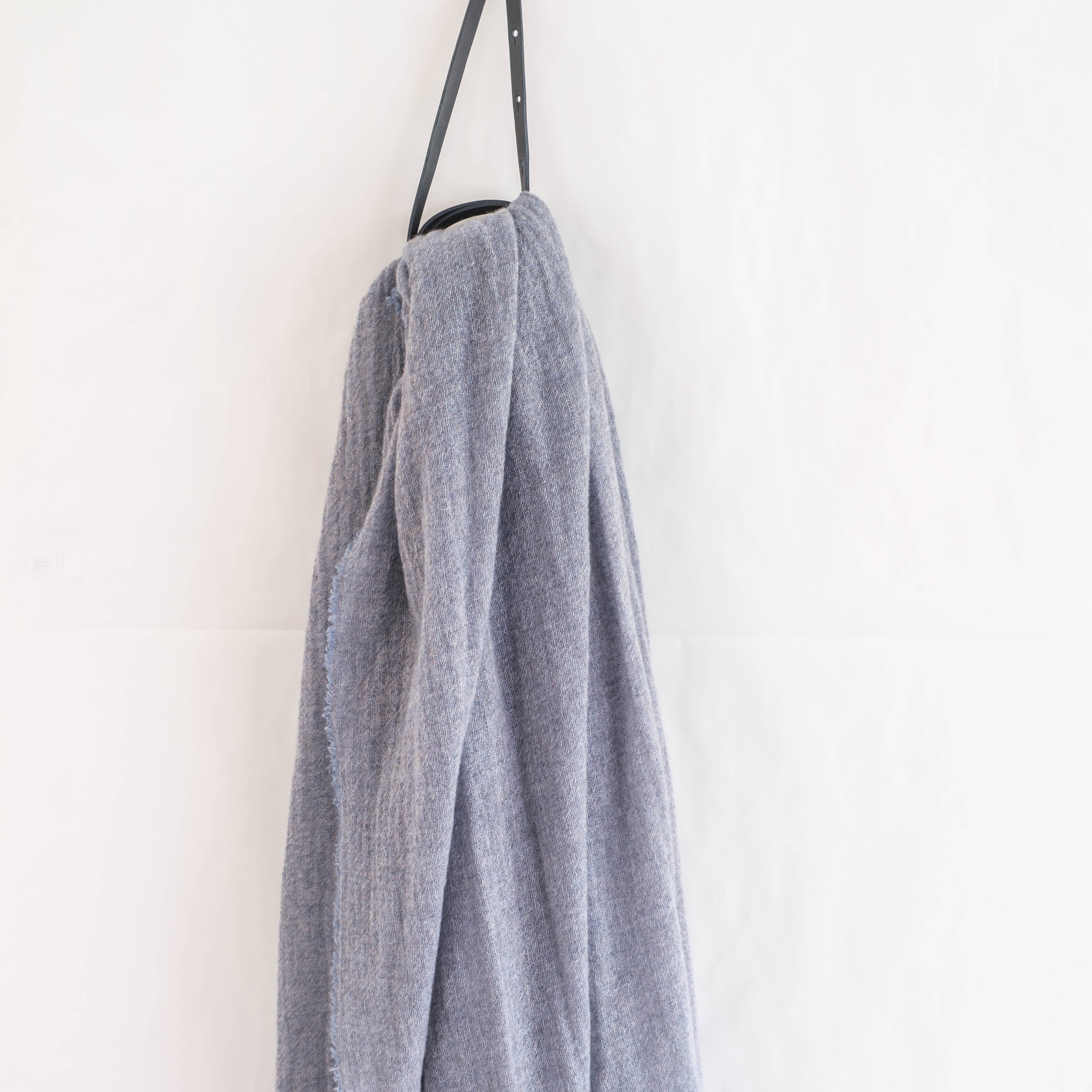 Oyuna plaid ESRA Finely Kasjmier blauw