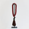 Studio Julia Atlas - Red African Amber, Bronze Anchor & Silk Tassel - Medium