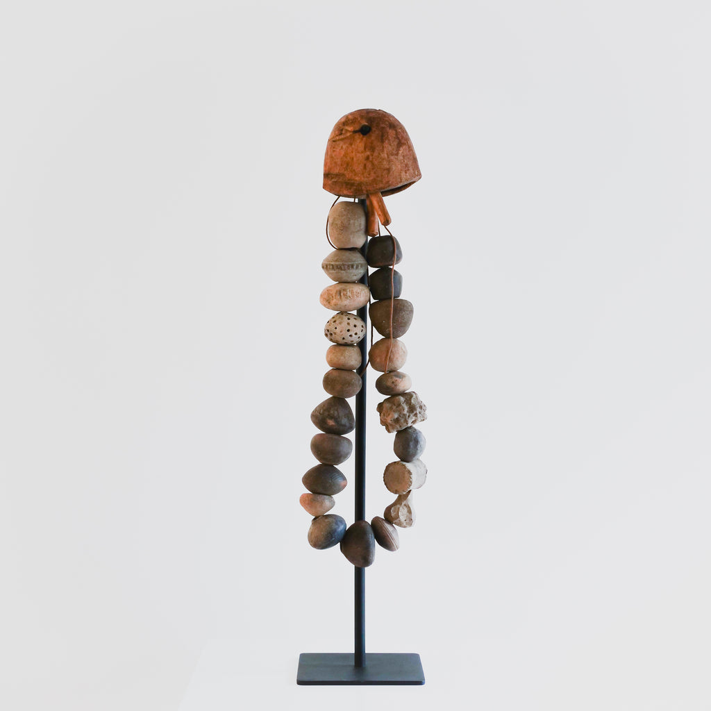 Studio Julia Atlas - Ceramic Mali, Wood Bell Somalia - Medium