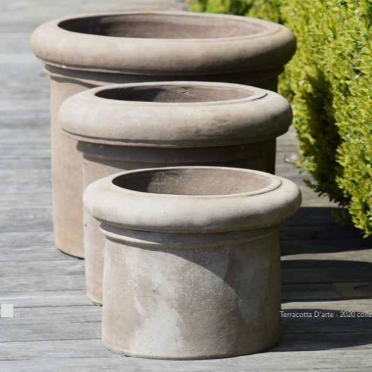 Terracotta d'Arte pot Cilindro