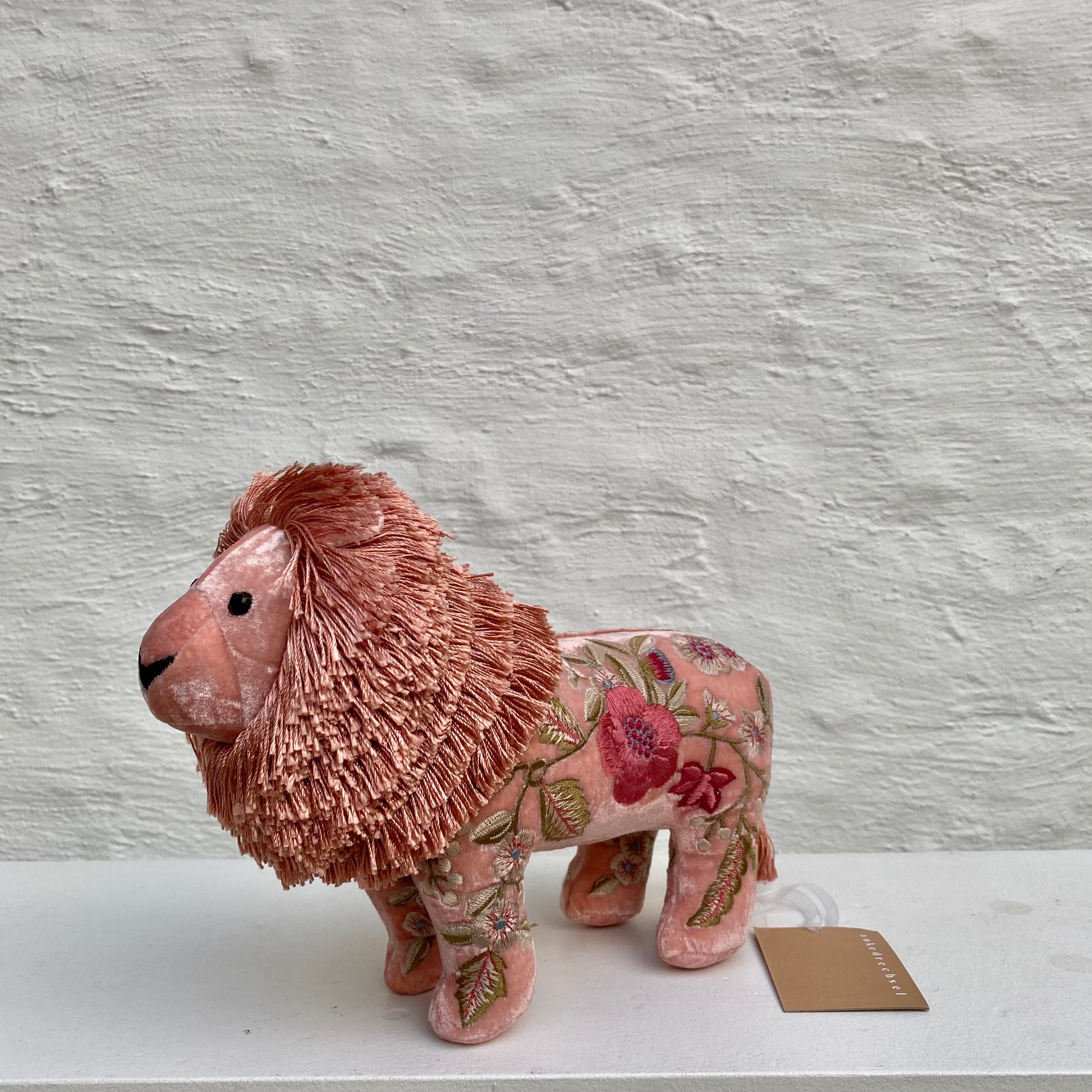 Anke Drechsel lion brodé main - Liza Shaded Rose