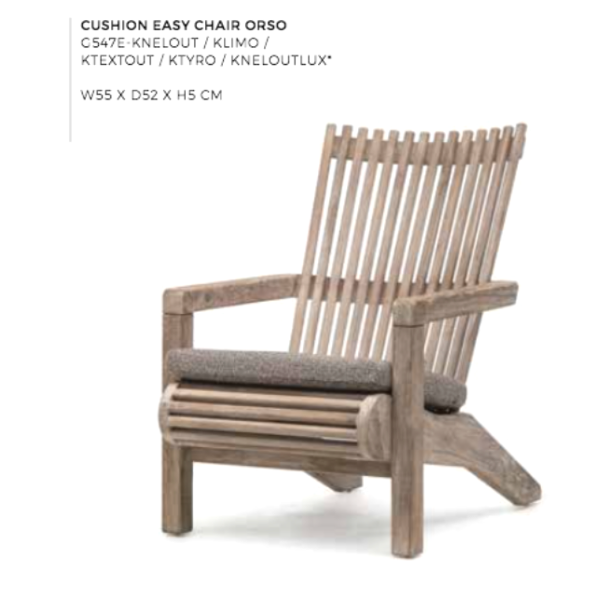Gommaire Easy Chair Orso