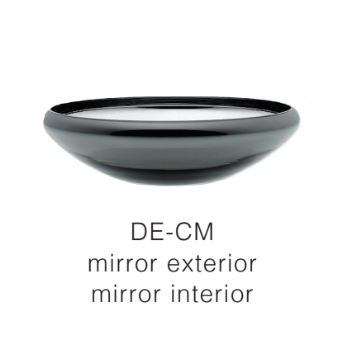 Plat bol - plat bol décoratif en verre, verre miroir