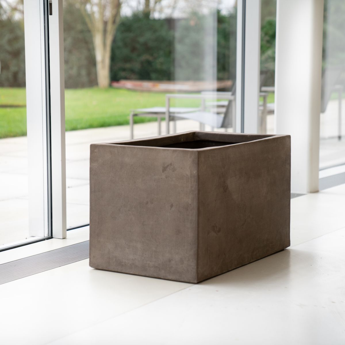Terracotta d'Arte pot Cassetta Rectangulare