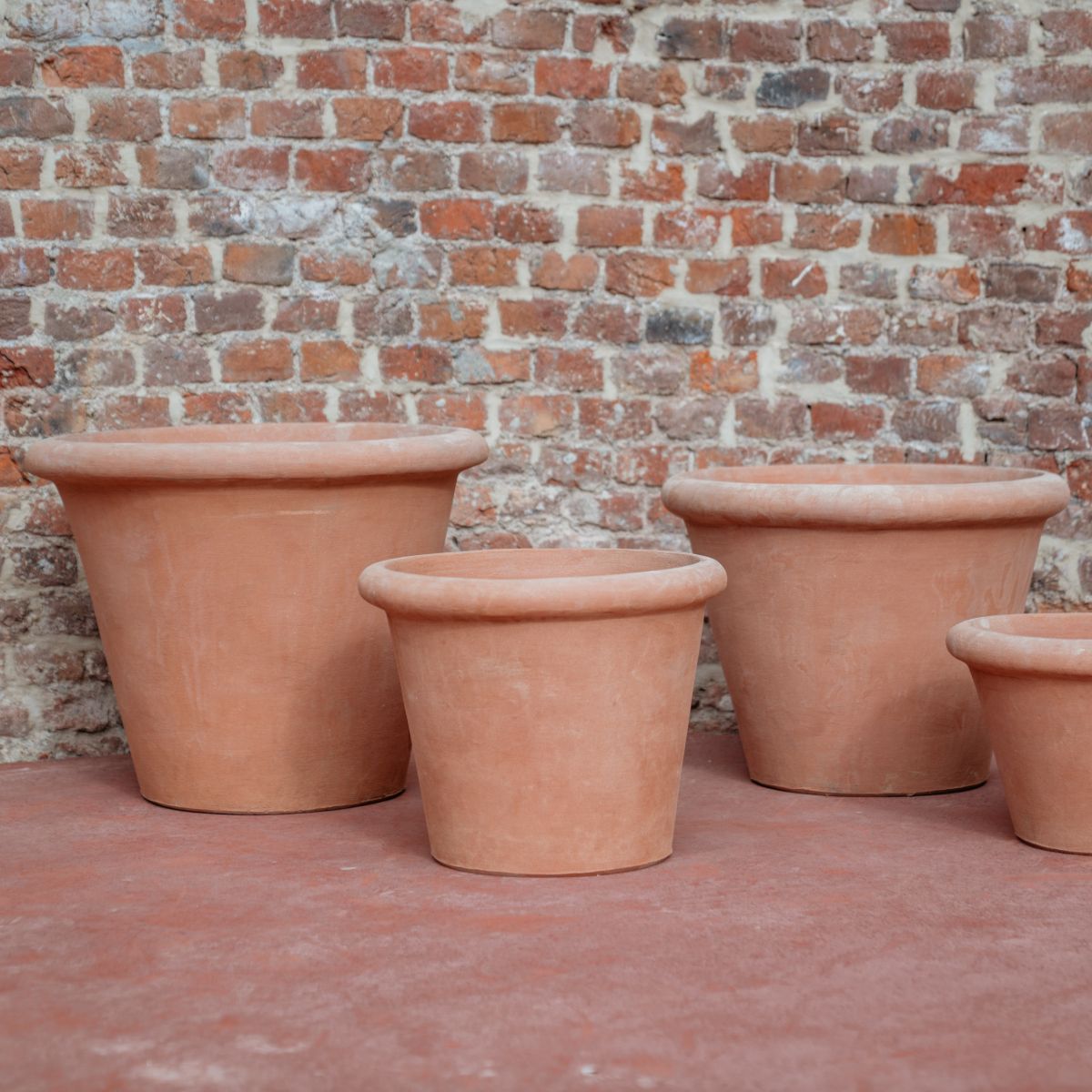 Vase en terre cuite Conca Alta Liscia