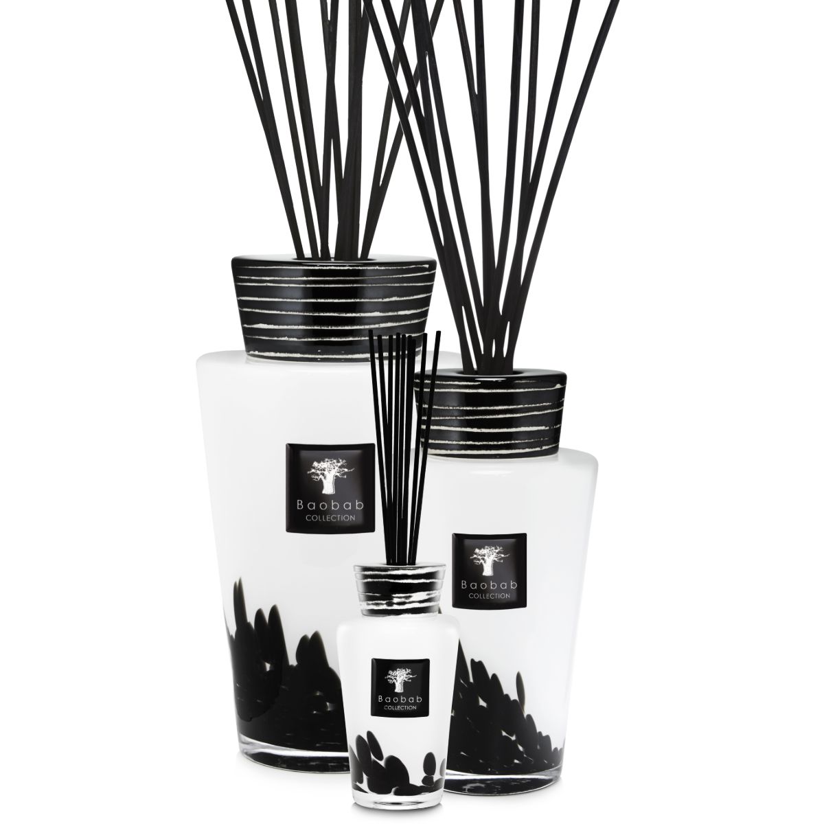 Baobab Totem Diffuser - Black Feathers