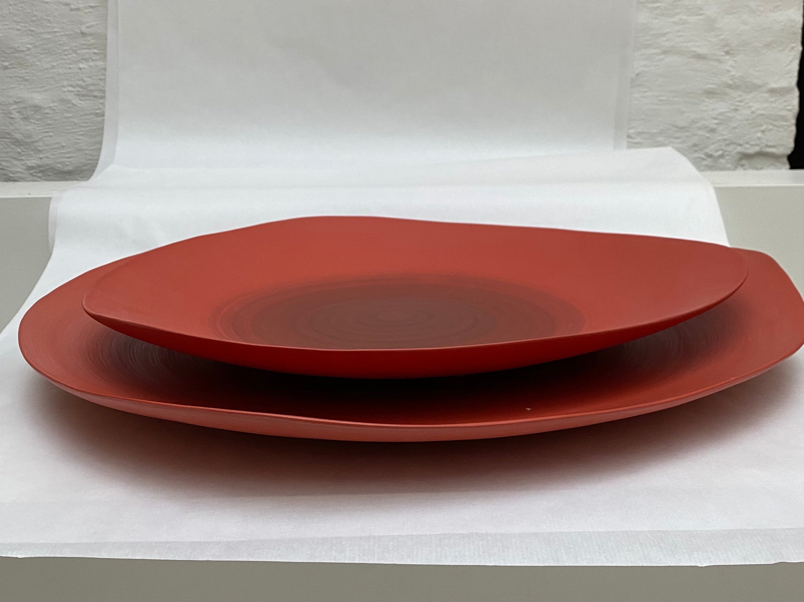 Rina Menardi keramiek Triangolo centrepiece Poppy