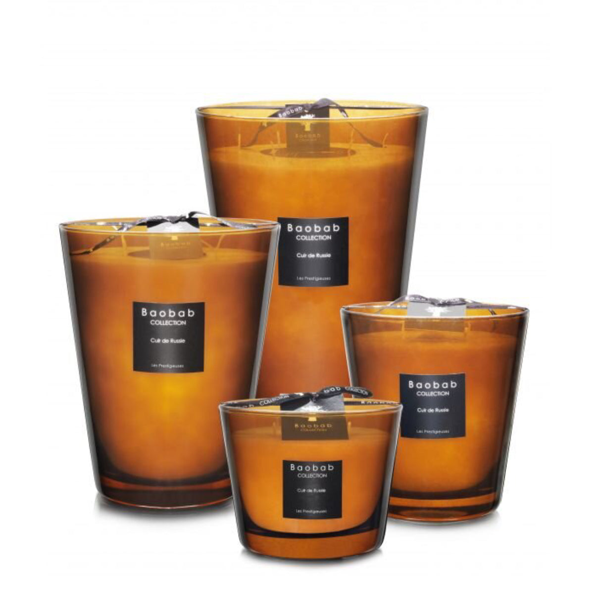 Baobab geurkaars - Les Prestigieuses Cuir de Russie