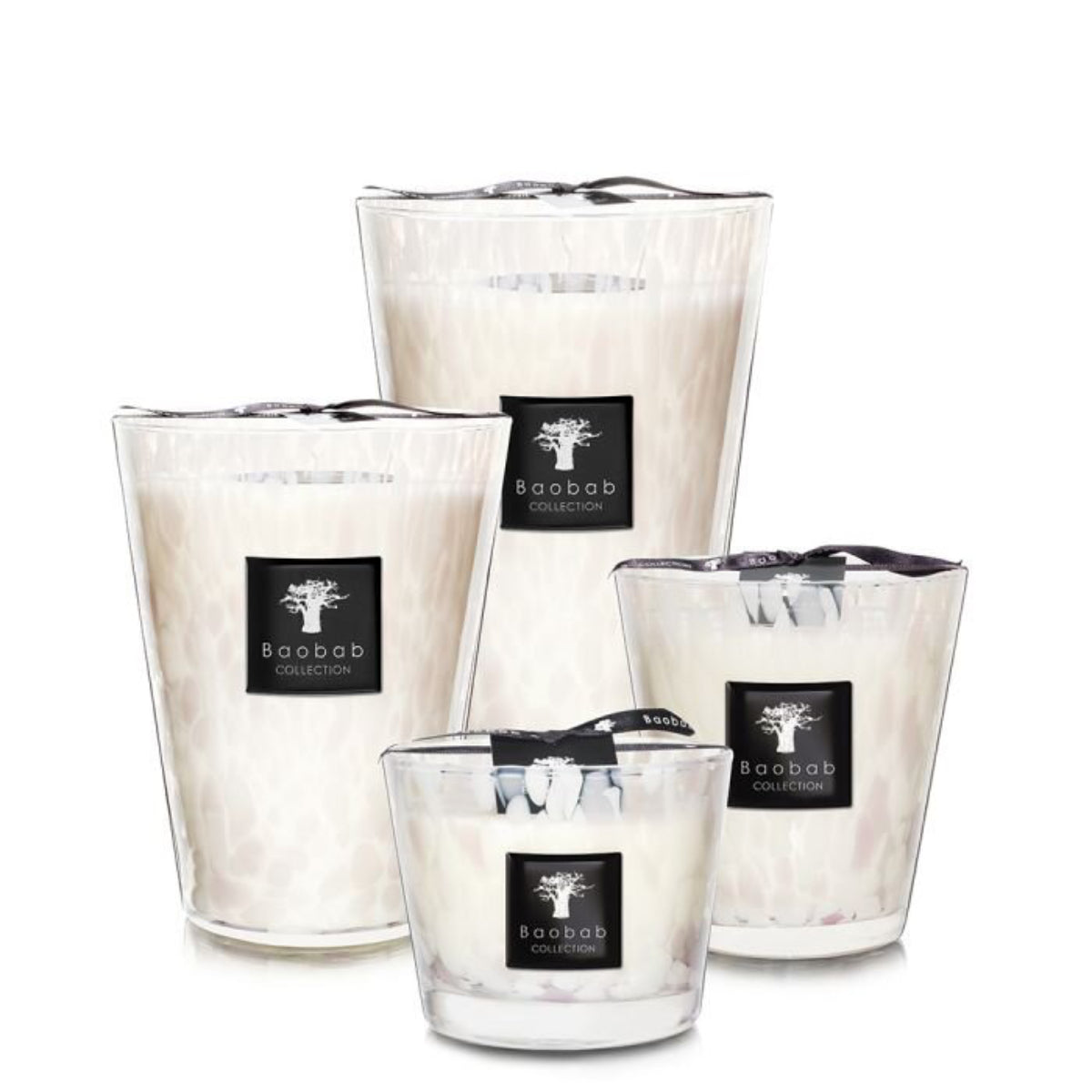 Baobab geurkaars - White Pearls